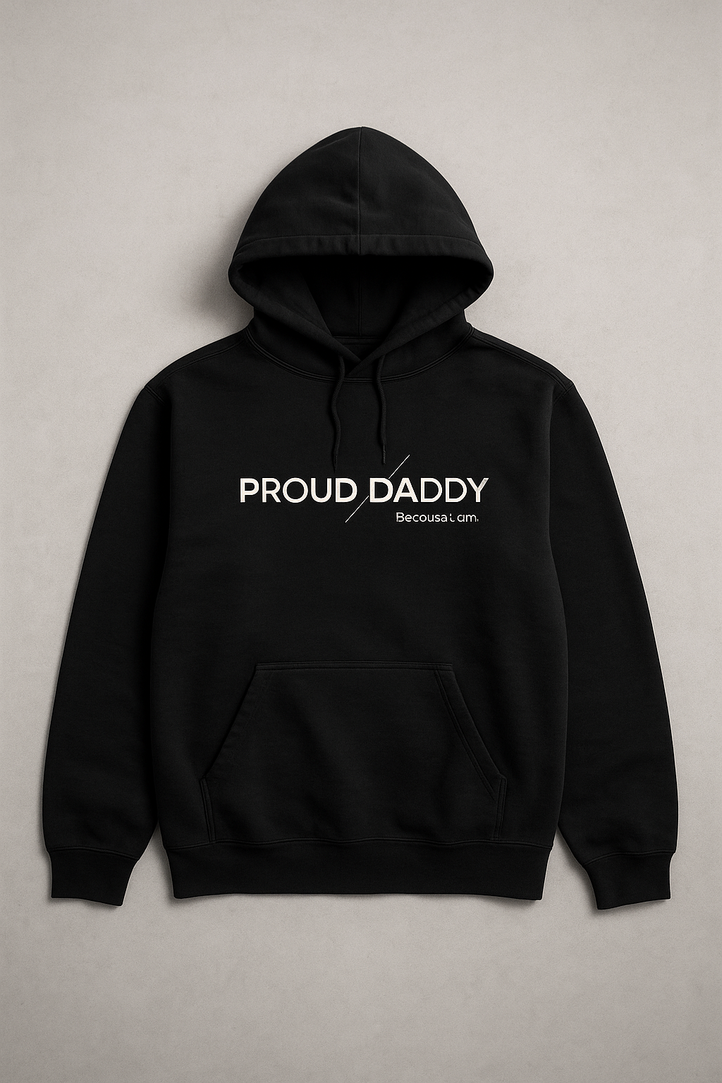 schwarzer Hoodie